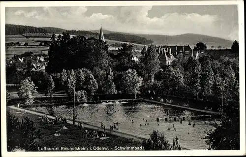 Ak Reichelsheim Hessen, Schwimmbad