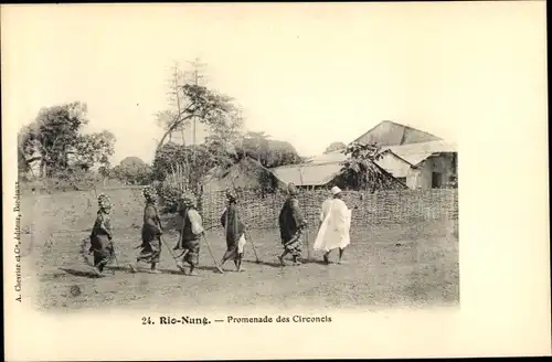 Ak Rio Nung Guinea, Promenade des Circoncis