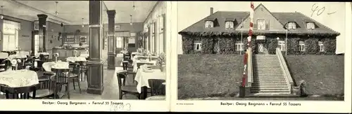 Klapp Ak Tossens Butjadingen im Kreis Wesermarsch, Hotel Schloss am Meer, Georg Bargmann