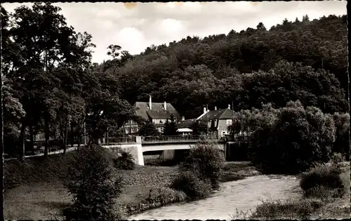 Ak Pforzheim im Schwarzwald, Kupferhalle, Brücke