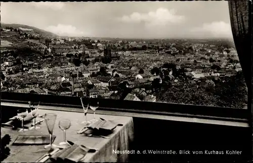 Ak Neustadt an der Weinstraße, Blick vom Kurhaus Kohler