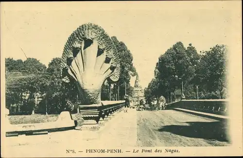 Ak Phnom Penh Kambodscha, Le Pont des Nagas