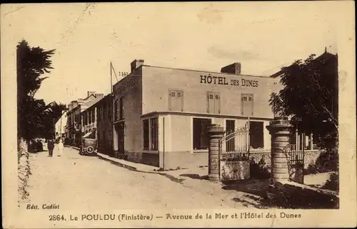 Ak Pouldu Clohars Carnoët Finistère, Avenue de la Mer, Hôtel des Dunes