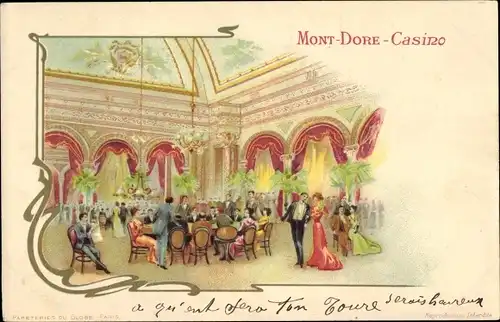 Litho Le Mont Dore Puy de Dôme, Casino