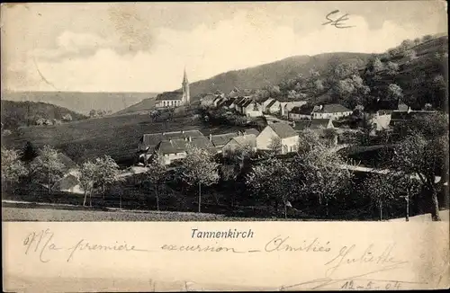 Ak Tannenkirch Kandern Baden Württemberg, Totalansicht