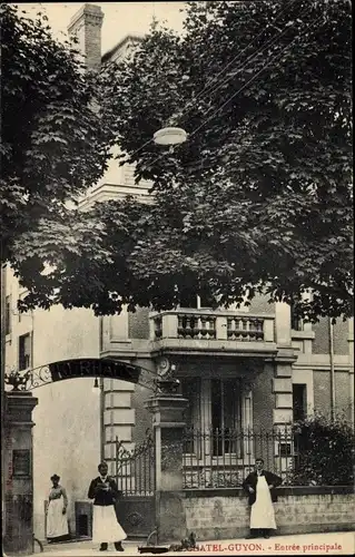 Ak Chatel Guyon Puy de Dôme, Kurhaus, Entrée principale