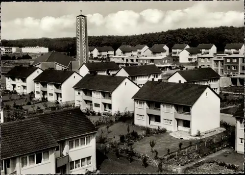 Ak Alkenrath Leverkusen in Nordrhein Westfalen, Blick auf den Ort, Kirche