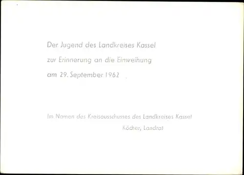 Ak Kassel in Hessen, Jugendburg Sensenstein