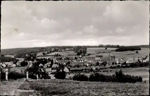 Ak Heideck Mittelfranken Bayern, Panorama vom Ort