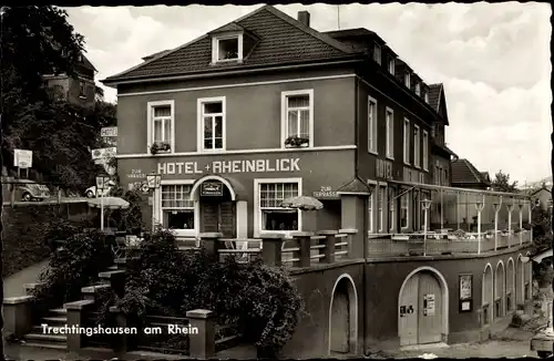 Ak Trechtingshausen Rheinland Pfalz, Hotel Rheinblick