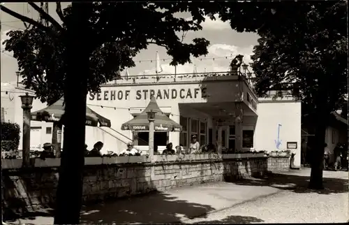 Ak Starnberg in Oberbayern, Seehof Strandcafé