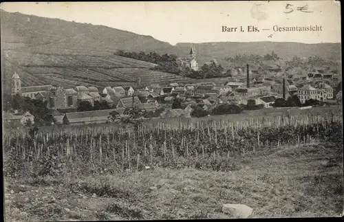 Ak Barr Elsass Bas Rhin, Gesamtansicht