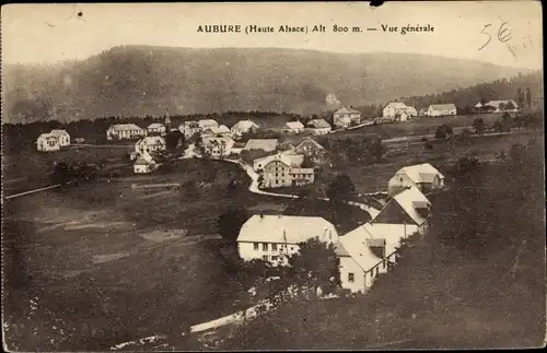 Ak Aubure Altweier Elsass Haut Rhin, Vue générale