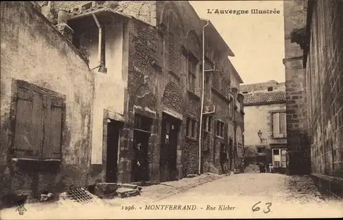 Ak Montferrand Puy de Dôme, Rue Kleber