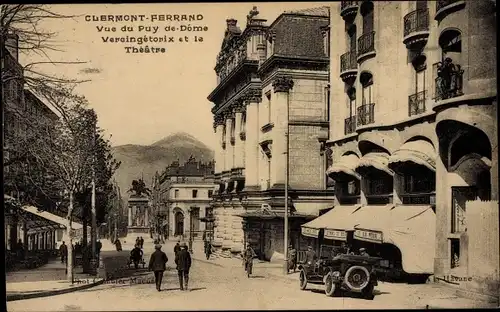 Ak Clermont Ferrand Puy de Dôme, Vereingétorix et la Théâtre