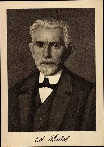 Ak August Bebel, Gründer der SDAP, Arbeiterbewegung, Portrait