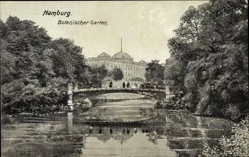 Ak Hamburg St. Pauli, Botanischer Garten