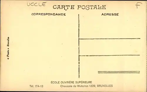 Ak Uccle Ukkel Brüssel, Une corvée de jardinage