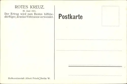 Künstler Ak v. Roessler, A., Die erbeuteten Fahnen auf dem Tempelhofer Feld, Kaiser Wilhelm I.