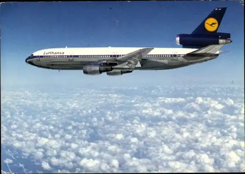 Ak Passagierflugzeug der Lufthansa, McDonnell Douglas DC 10