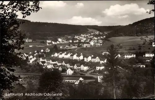 Ak Aschbach Wald Michelbach im Odenwald Hessen, Gesamtansicht, Gasthof Waldeslust