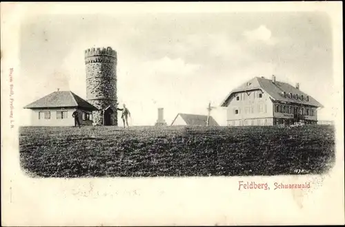 Ak Feldberg im Schwarzwald, Turm, Gasthaus
