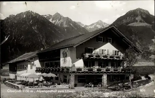 Ak Oberjoch Hindelang Bayern, Alpengasthof zum Löwen