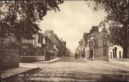 Ak Fort William Schottland, High Street from East