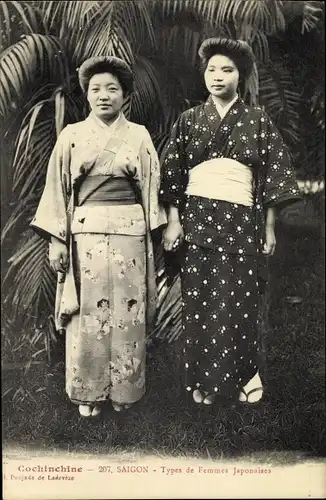 Ak Saigon Cochinchine Vietnam, types de femmes japonaises