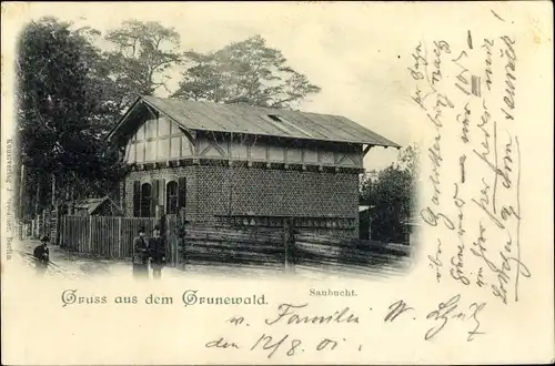 Ak Berlin Wilmersdorf Grunewald, Saubucht