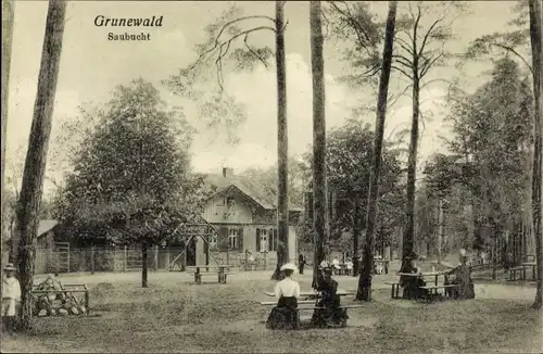 Ak Berlin Wilmersdorf Grunewald, Gasthaus Saubucht