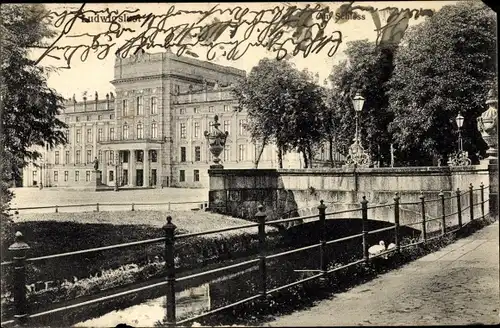 Ak Ludwigslust in Mecklenburg Vorpommern, Schloss
