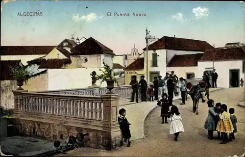 Ak Algeciras Andalusien, El Puente Nuevo
