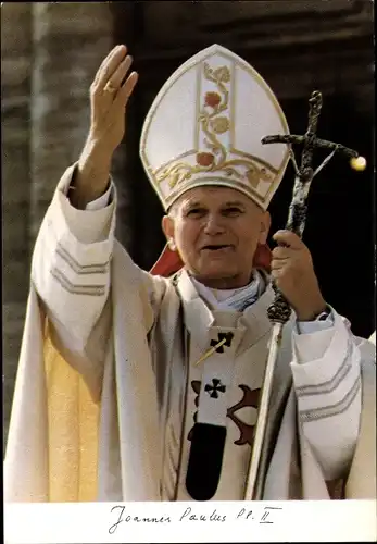 Ak Papst Johannes Paul II., Karol Józef Wojtyla