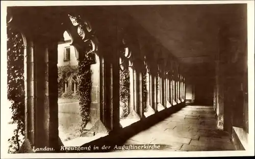 Ak Landau in der Pfalz, Kreuzgang in der Augustinerkirche