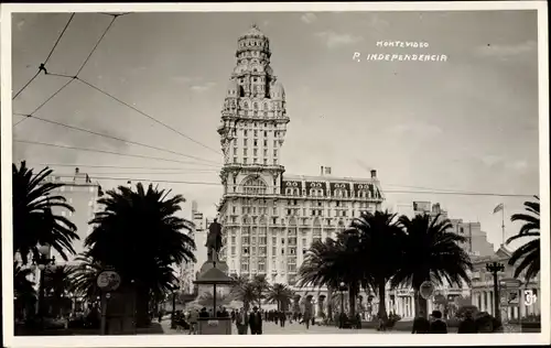 Foto Ak Montevideo Uruguay, Plaza Independencia