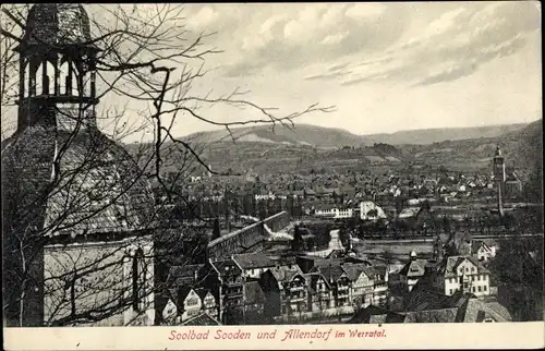 Ak Bad Sooden Allendorf, Panorama