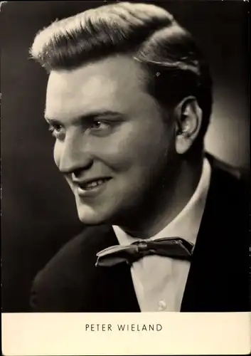 Ak Schauspieler Peter Wieland, Portrait