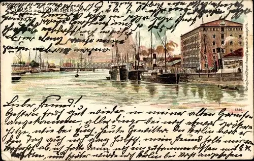 Litho Kaliningrad Königsberg Ostpreußen, Hafen