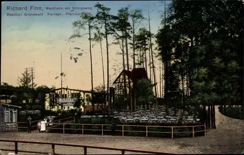 Ak Berlin Wilmersdorf Grunewald, Waldhaus am Königsweg