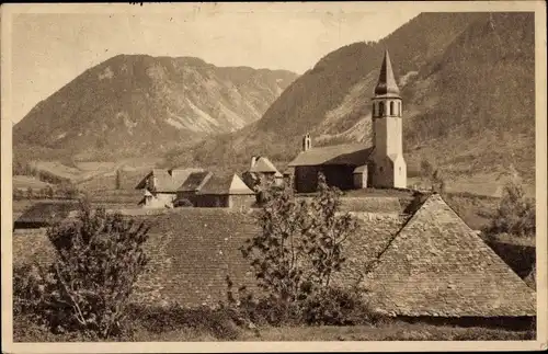 Ak Valle de Aran Katalonien, Uyna, Kirche