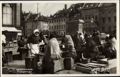 Ak København Kopenhagen Dänemark, Fisketorvet, Fischmarkt