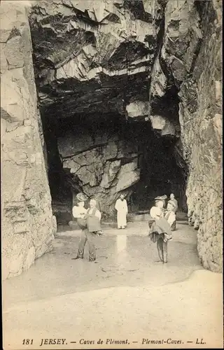 Ak Jersey Kanalinseln, Caves de Plemont