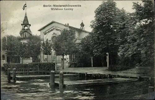 Ak Berlin Treptow Niederschöneweide, Wirtshaus Loreley
