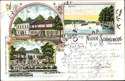 Litho Berlin Treptow Niederschöneweide, Restaurant
