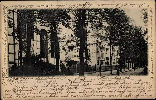 Ak Berlin Treptow Johannisthal, Parkstraße