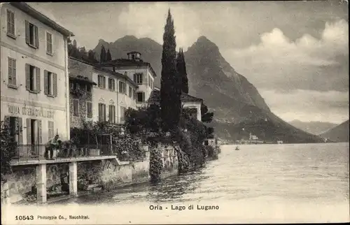 Ak Oria Lago di Lugano Lombardia, Nuova Osteria con Alloggiu