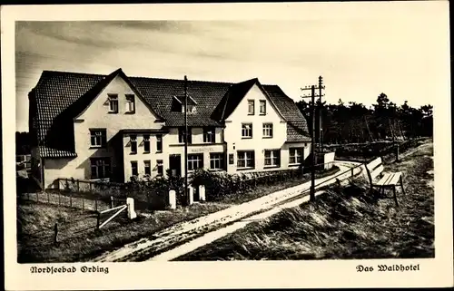 Ak Sankt Peter Ording in Nordfriesland, Waldhotel