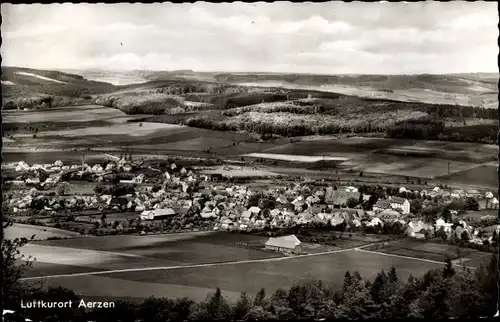 Ak Aerzen im Weserbergland, Panorama vom Ort