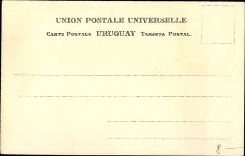 Briefmarken Wappen Ak Uruguay, Republica Oriental